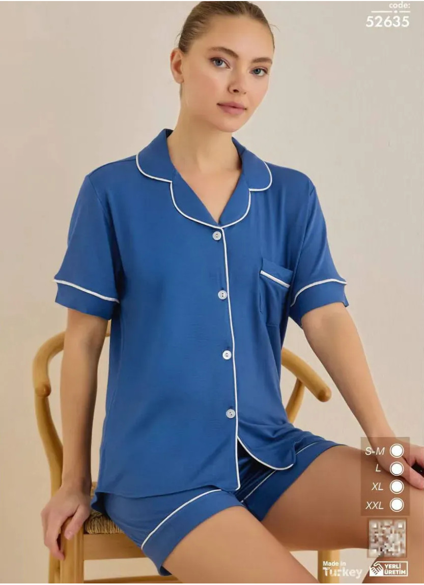 Cagri 52635 Viscose Women's Pajama Set (SM+L+XL+XXL) — Turkey wholesale collection
