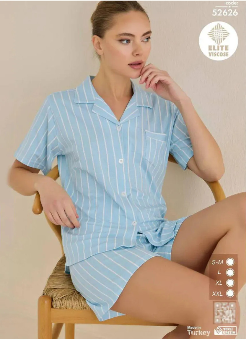 Cagri 52626 Viscose Women's Pajama Set (SM+L+XL+XXL) — Istanbul wholesale supplier