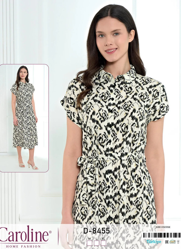 Caroline D-8455 Viscose Dress (M+L+XL) — wholesale for boutiques