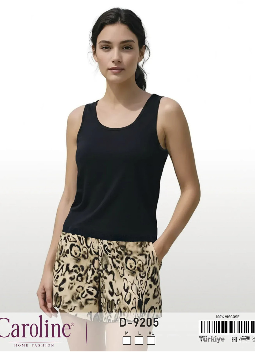 Женский Комплект с Шортами Вискоза (M+L+XL) Caroline D-9205 — прямые поставки из Турции