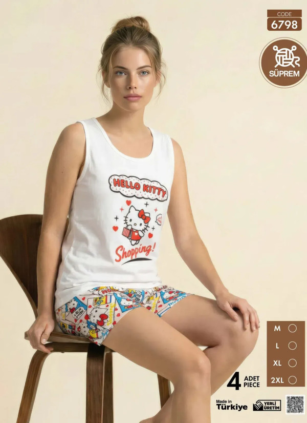 Pijamo 6798 Shorts Homewear Set (M+L+XL+2XL) — wholesale for boutiques