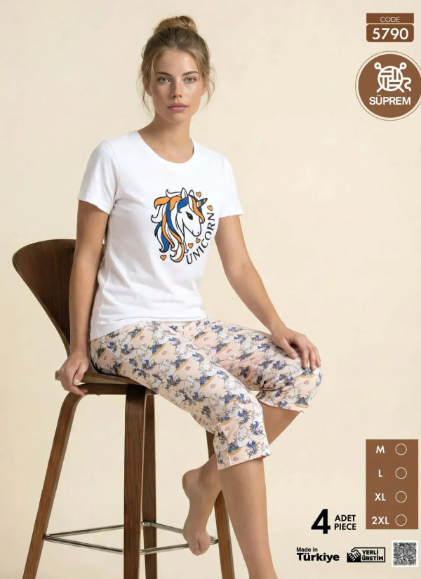 Pijamo 5790 Capri Homewear Set (M+L+XL+2XL) — Istanbul wholesale supplier