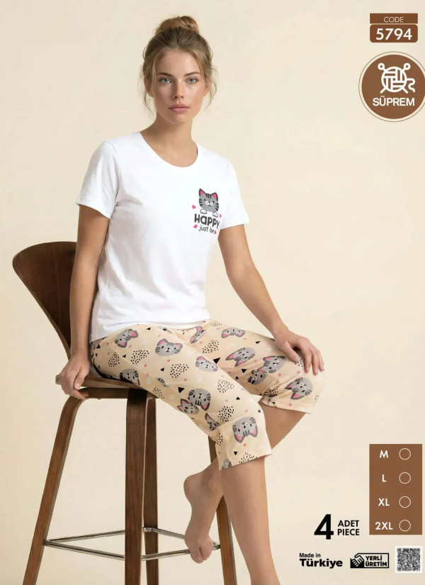 Pijamo 5794 Capri Homewear Set (M+L+XL+2XL) — wholesale for boutiques