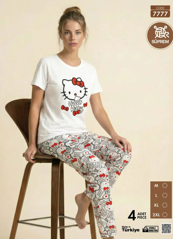 Pijamo 7777 Women's Pajama Set (M+L+XL+2XL) — wholesale for boutiques