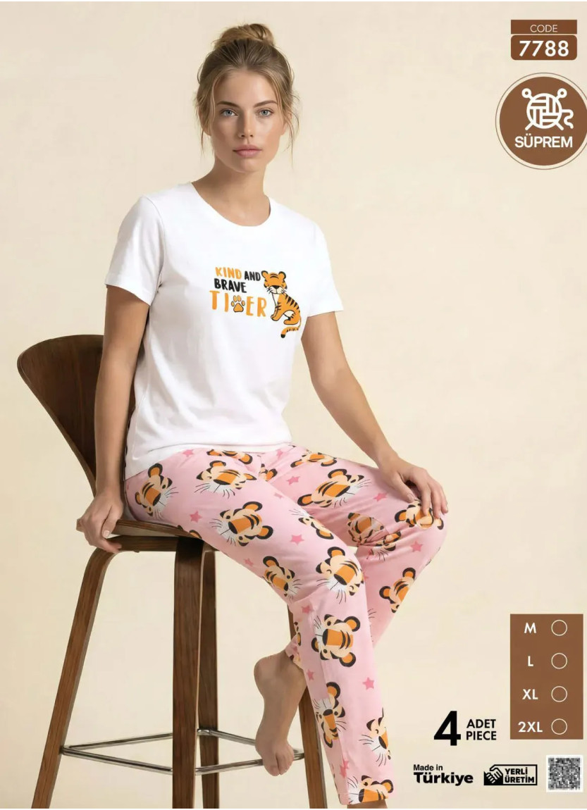 Pijamo 7788 Women's Pajama Set (M+L+XL+2XL) — Turkey wholesale collection