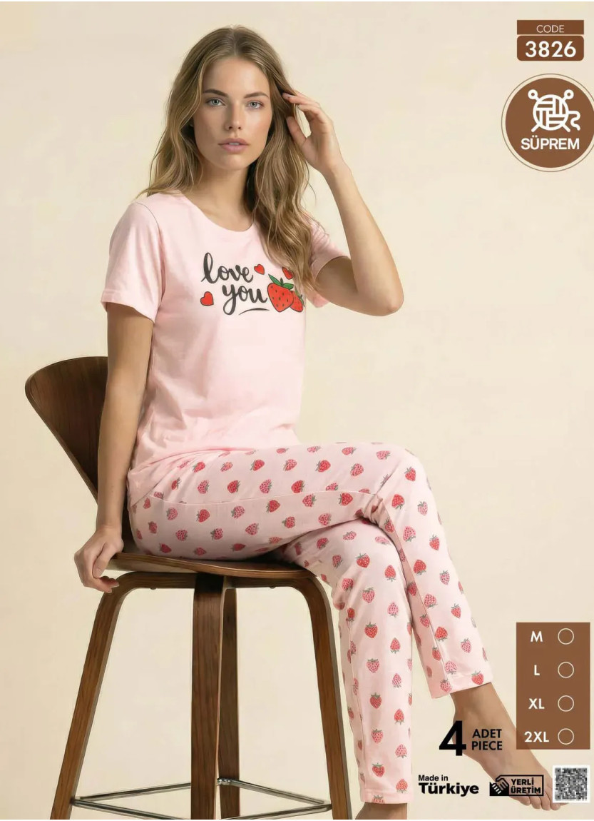 Pijamo 3826 Women's Pajama Set (M+L+XL+2XL) — Turkey wholesale collection