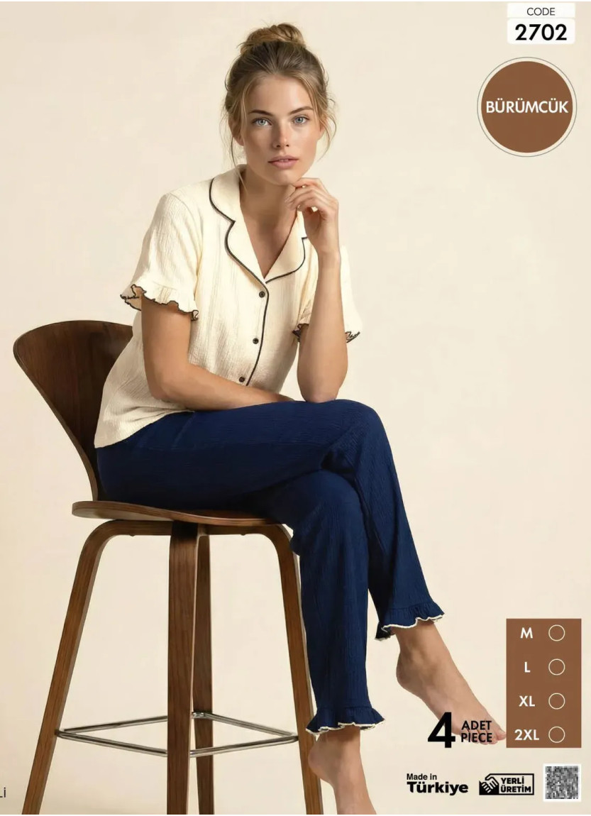 Pijamo 2702 Women's Pajama Set (M+L+XL+2XL) — wholesale for boutiques