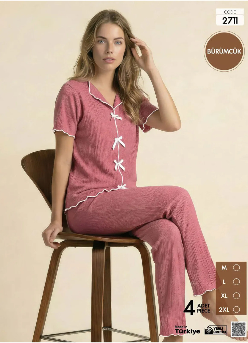 Pijamo 2711 Women's Pajama Set (M+L+XL+2XL) — Istanbul wholesale supplier