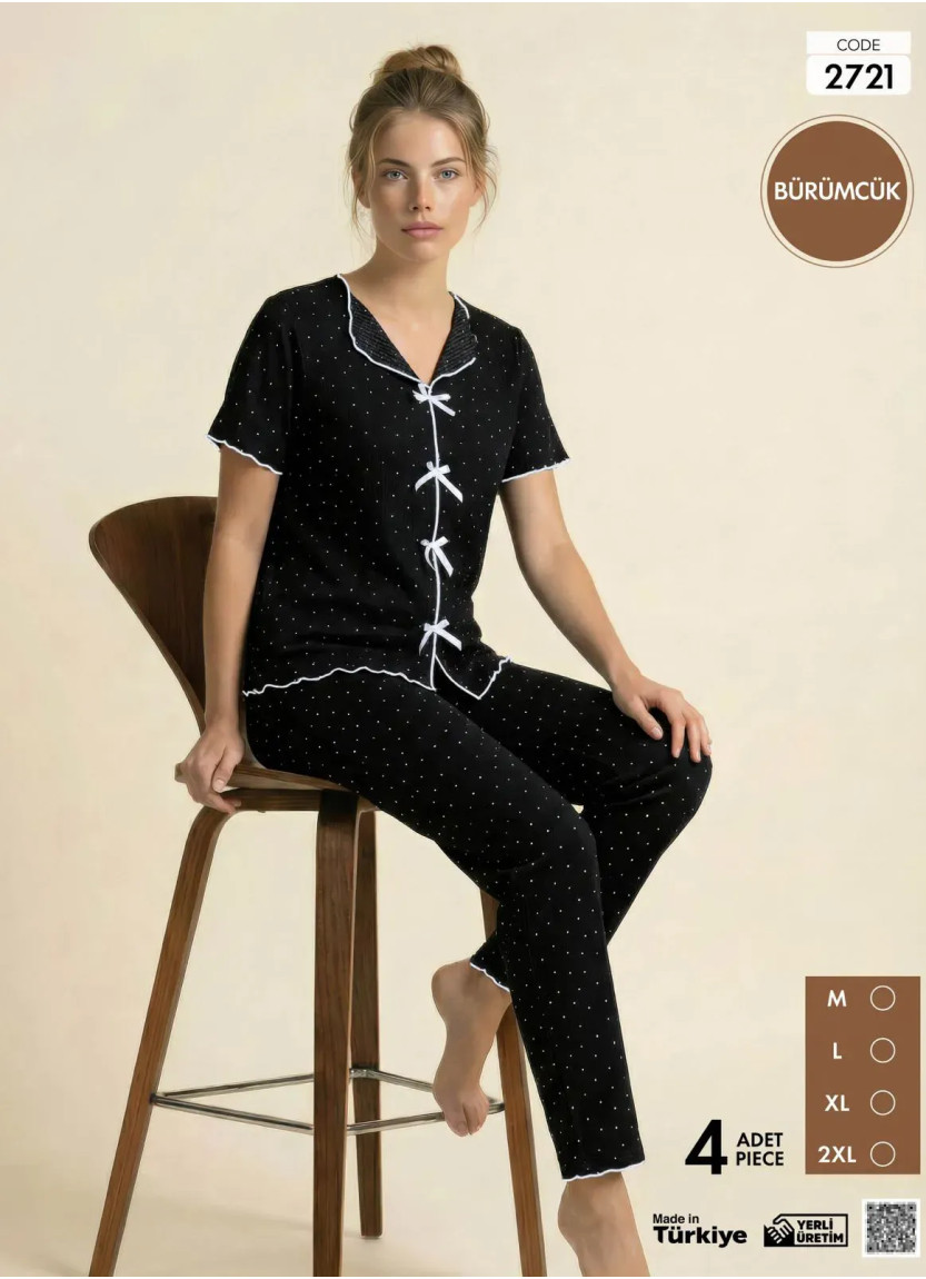 Pijamo 2721 Women's Pajama Set (M+L+XL+2XL) — Istanbul wholesale supplier