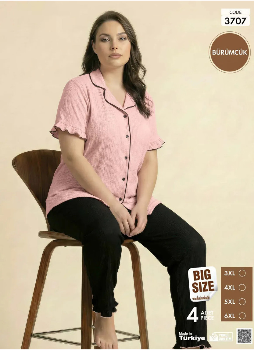 Pijamo 3707 Women's Pajama Set (3XL+4XL+5XL+6XL) — wholesale for boutiques
