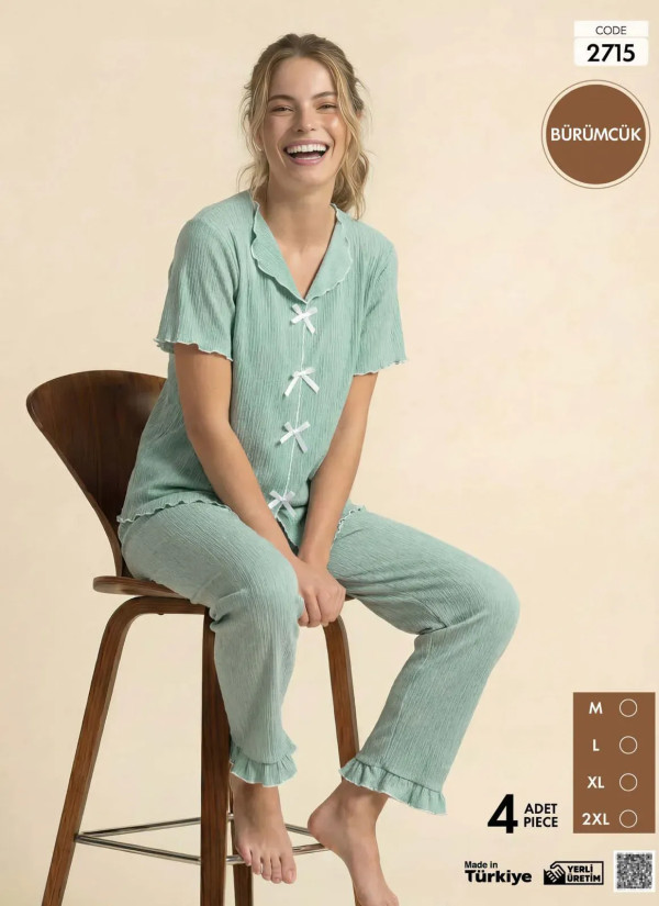 Pijamo 2715 Women's Pajama Set (M+L+XL+2XL) — Istanbul wholesale supplier