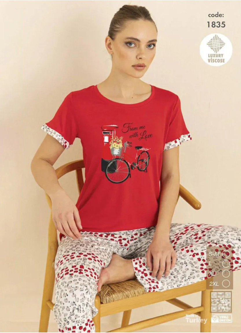 Seamlife 1835 Viscose Women's Pajama Set (SM+L+XL+2XL) — wholesale for boutiques