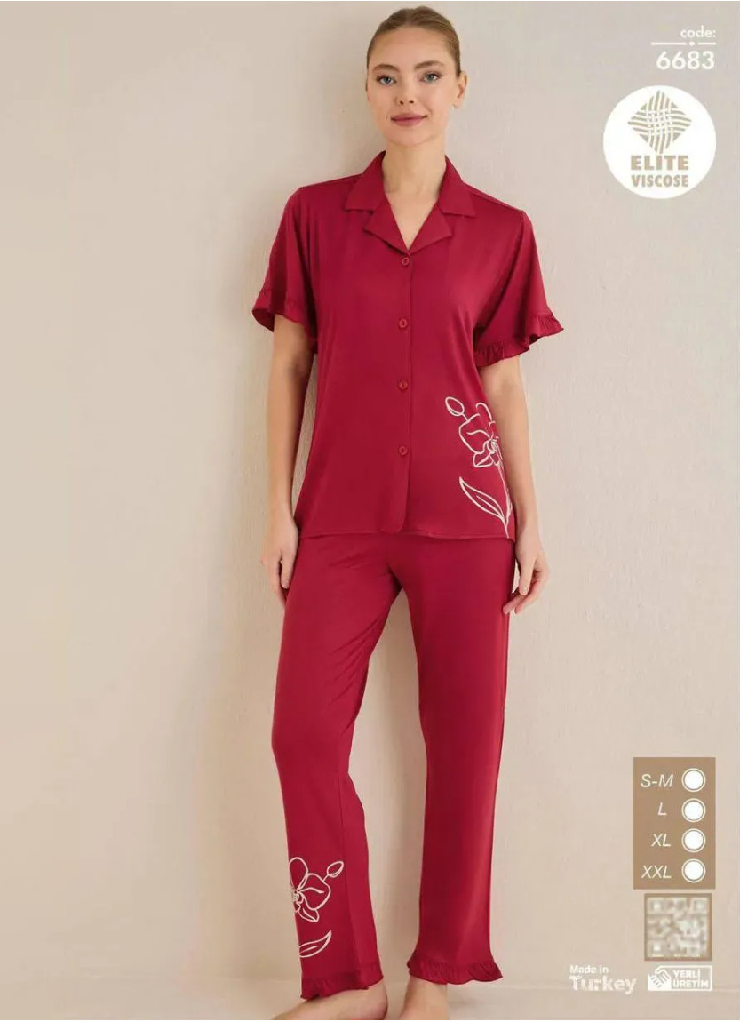 Seamlife 6683 Viscose Women's Pajama Set (SM+L+XL+2XL) — wholesale for boutiques