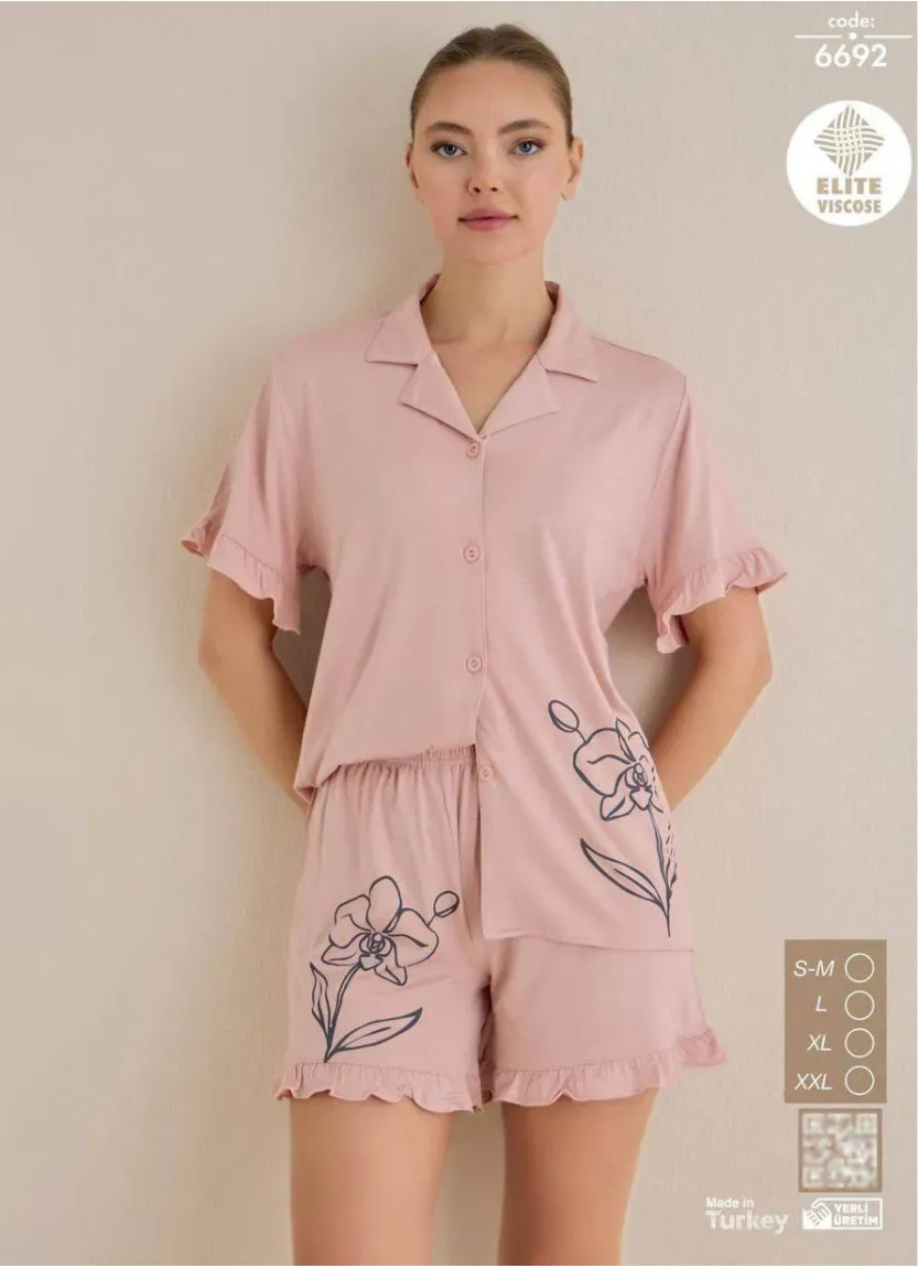 Seamlife 6692 Viscose Shorts Homewear Set (S/M+L+XL+XXL) — wholesale for boutiques