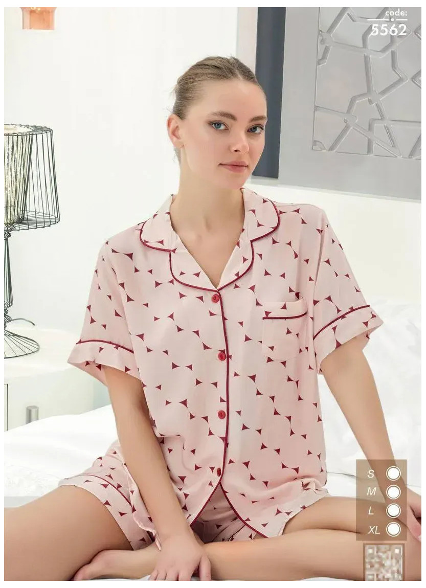 Seamlife 5562 Cotton Shorts Homewear Set (S+M+L+XL) — Turkey wholesale collection