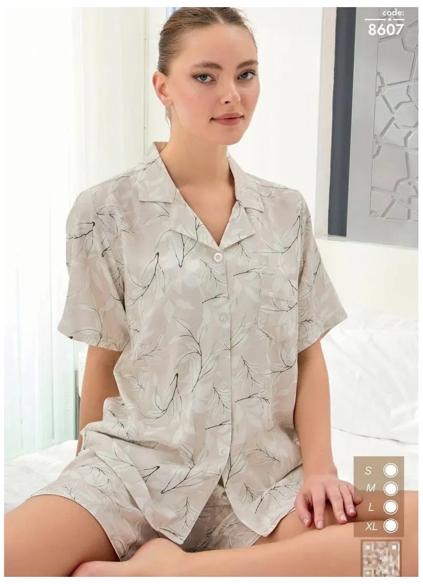 Seamlife 8607 Cotton Shorts Homewear Set (S+M+L+XL) — Istanbul wholesale supplier