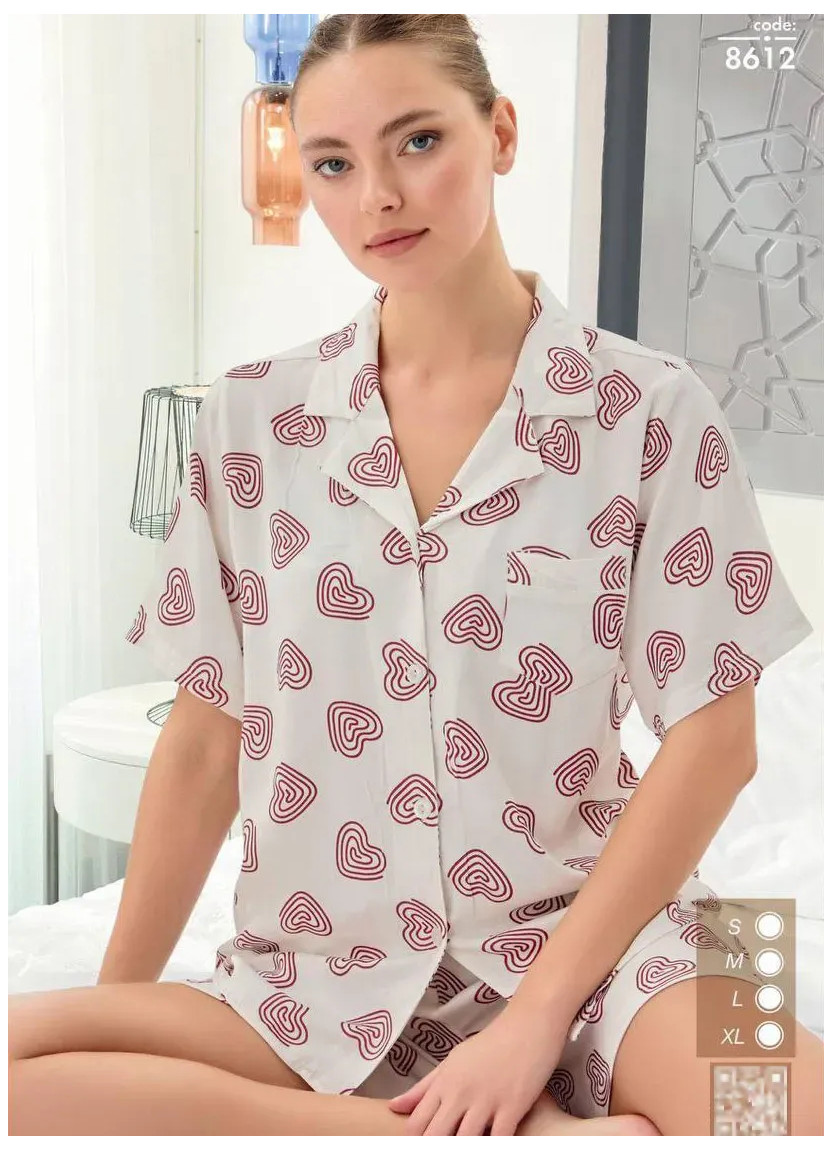 Seamlife 8612 Cotton Shorts Homewear Set (S+M+L+XL) — wholesale for boutiques