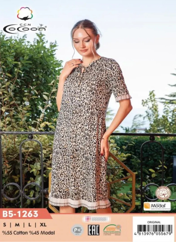 CCNB5-1263_ORI Modal Dress (S+M+L+XL) — Istanbul wholesale supplier