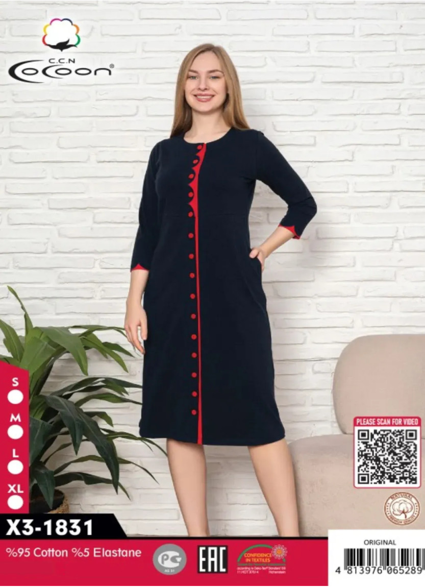 CCNX3-1831_ORI Cotton Women's Robe (S+M+L+XL) — wholesale for boutiques