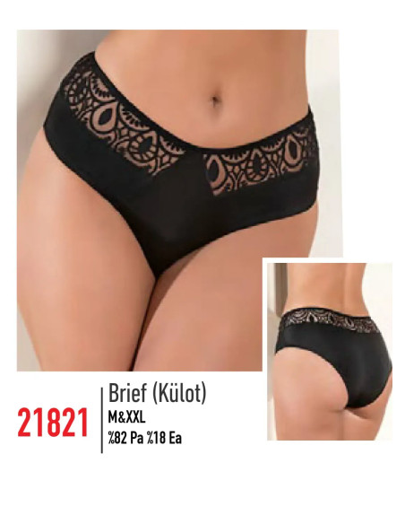 Panties Gallipoli 21821 Siyah — factory-direct from Turkey