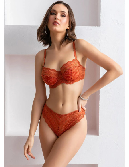 Women's Set Bra Null Cup and Briefs Gallipoli 31801 KIREMIT — direct Turkish factory supply
