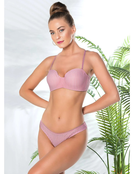 Женский Комплект Бюстгальтер Straplez Slim Cup и Трусики-Слип Gallipoli 31761 Gallipoli 31761 PEMBE — турецкий текстиль оптом