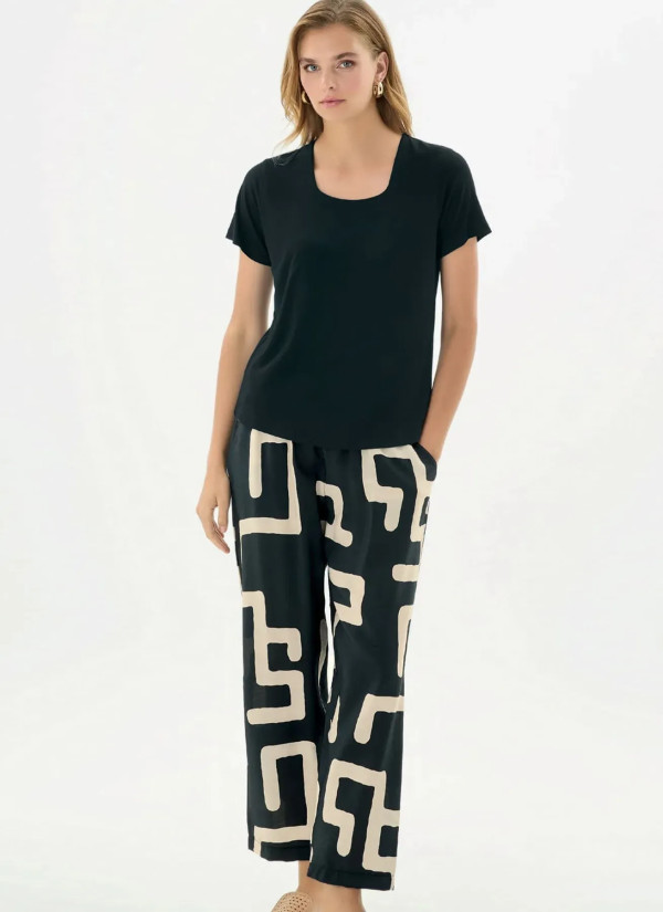 Women's Trousers Set (S+M+L+XL+2XL) GIZZEY 21462 — factory-direct from Turkey