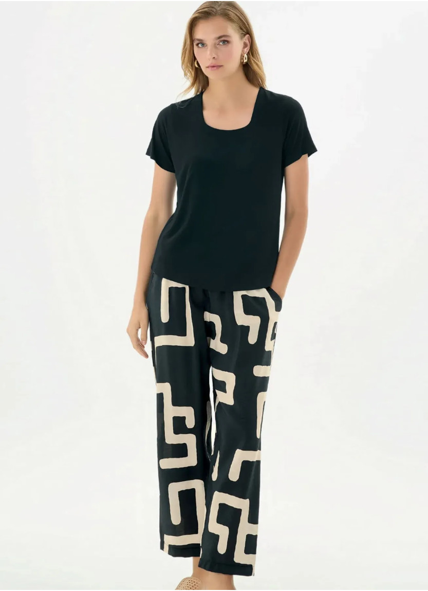 Women's Trousers Set (S+M+L+XL+2XL) GIZZEY 21462 — factory-direct from Turkey