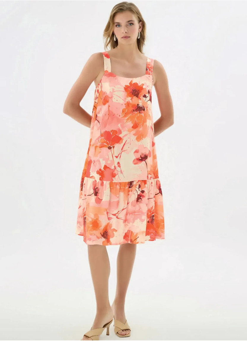 Women's Short Dress (S+M+L+XL) GIZZEY 21469 — direct Turkish factory supply