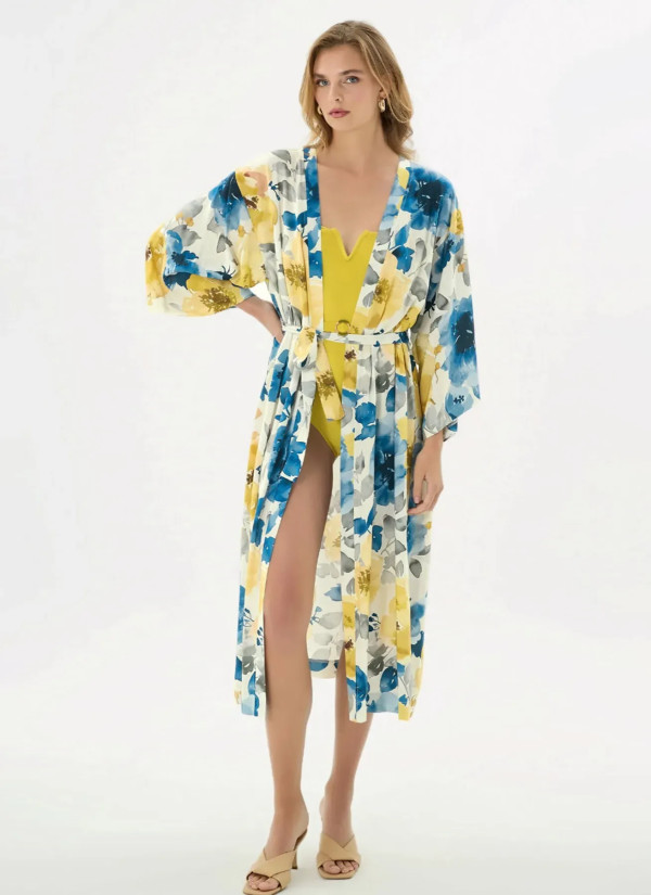 Women's Kimono (S+M+L+XL) GIZZEY 21529 — factory-direct from Turkey