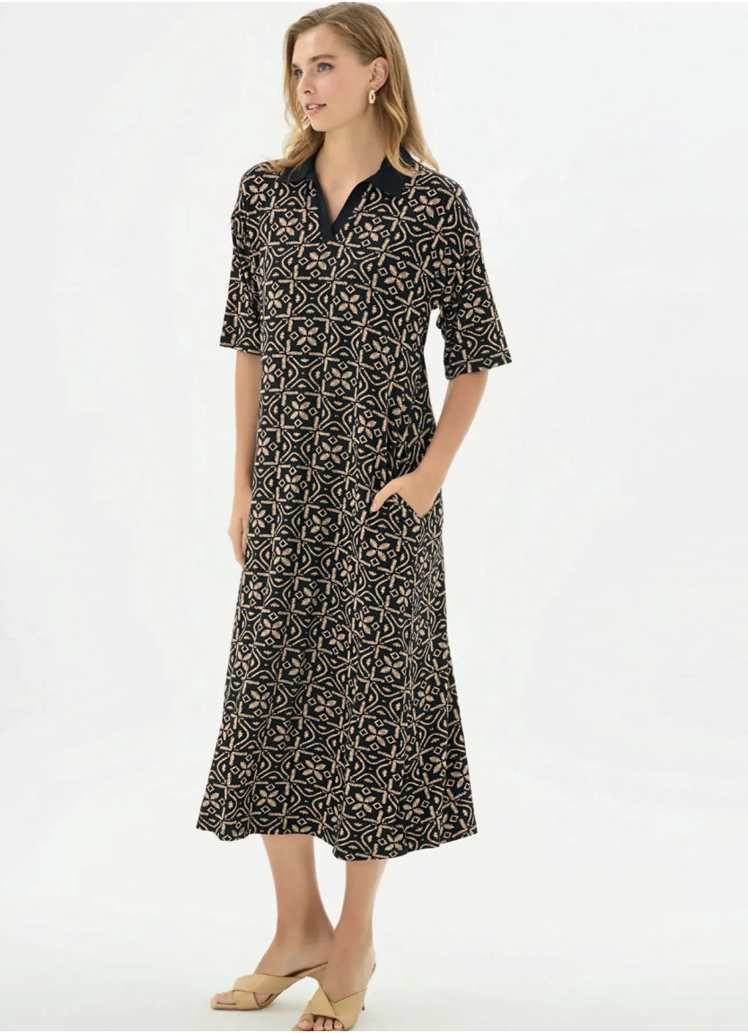 Женское длинное платье S+M+L+XL+2XL GIZZEY 21539 — турецкий текстиль оптом