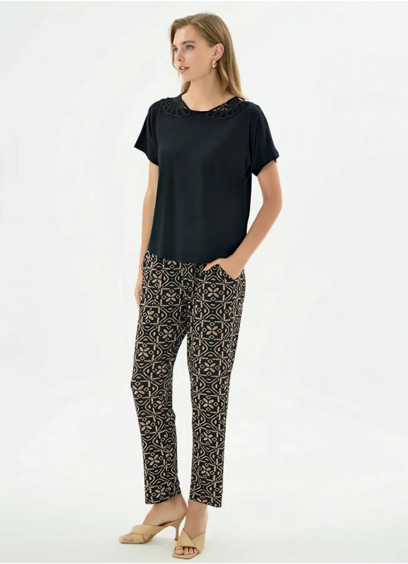 Women's Trousers Set (S+M+L+XL+2XL) GIZZEY 21540 — direct Turkish factory supply