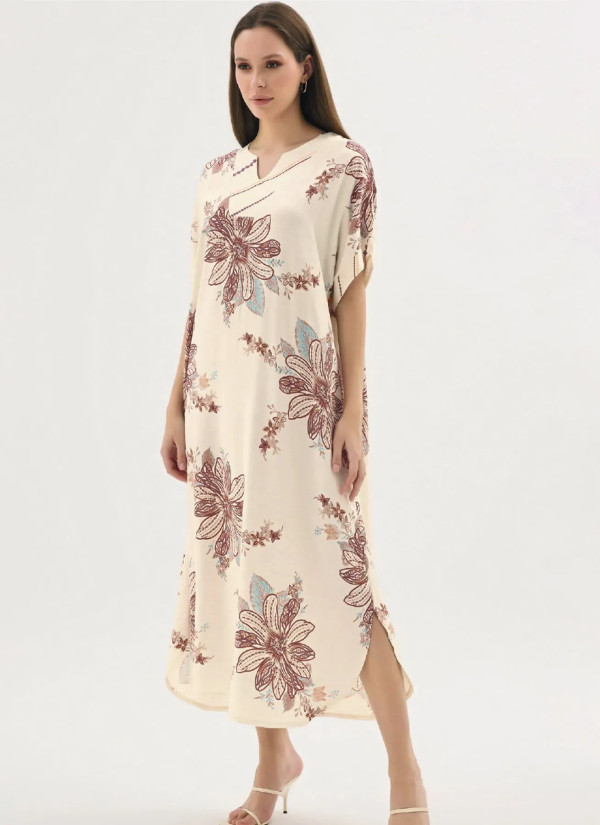 Женское длинное платье oversize S/M+L/XL GIZZEY 21573 — оптом для магазинов и бутиков