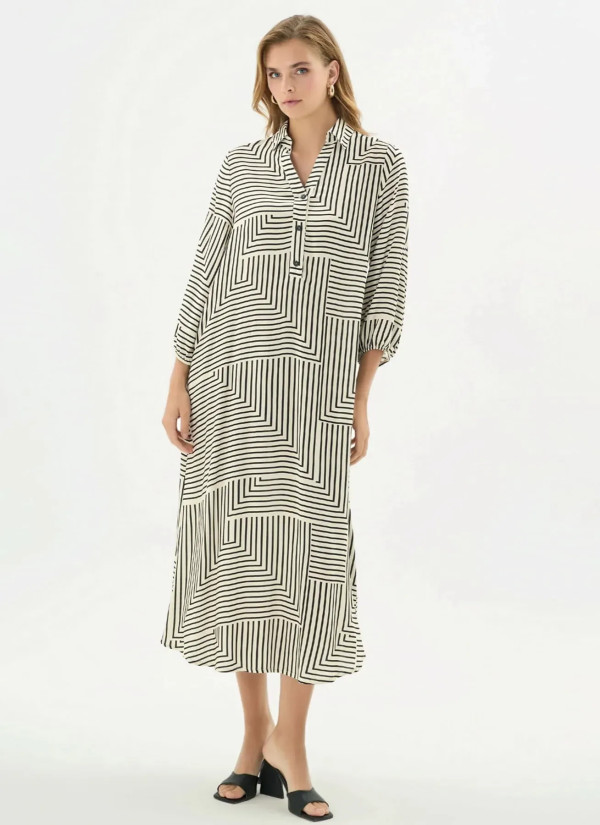 Women's Long Shirt Dress (S+M+L+XL+2XL) GIZZEY 21449 — wholesale for boutiques