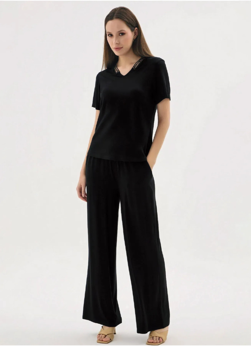 Женский брючный комплект S+M+L+XL+2XL GIZZEY 21592 — прямые поставки из Турции
