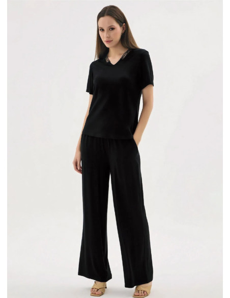 Женский брючный комплект S+M+L+XL+2XL GIZZEY 21592 — прямые поставки из Турции