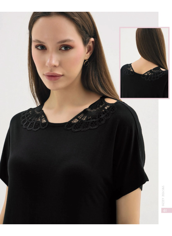 Women's Long Dress (S+M+L+XL+2XL) GIZZEY 21591 — Turkish textile wholesale 2