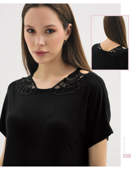 Women's Long Dress (S+M+L+XL+2XL) GIZZEY 21591 — direct Turkish factory supply