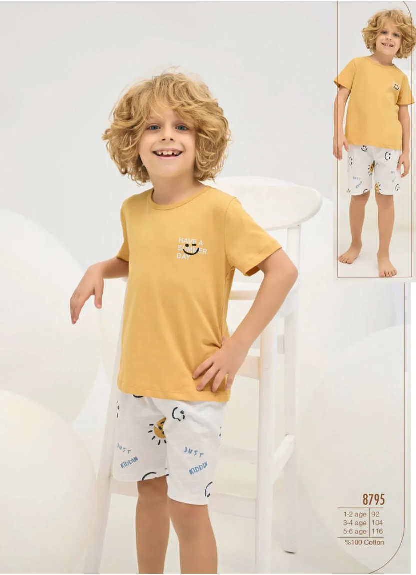 Children's Set with Shorts with Print (1/2+3/4+5/6) ZeyZey 8795 — wholesale for boutiques