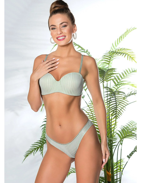 Женский Комплект Бюстгальтер Straplez Slim Cup и Трусики-Слип Gallipoli 31761 YESILI — купить оптом из Турции