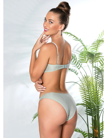 Women's Set Bra Straplez Slim Cup and Briefs Gallipoli 31761 YESILI — factory-direct from Turkey