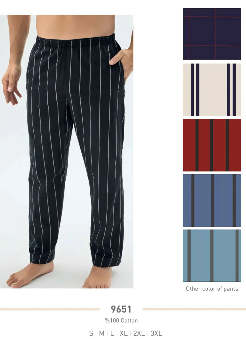 Мужские Брюки из поплина Popli̇n M+L+XL+2XL+3XL Sevim 9651 — купить оптом из Турции