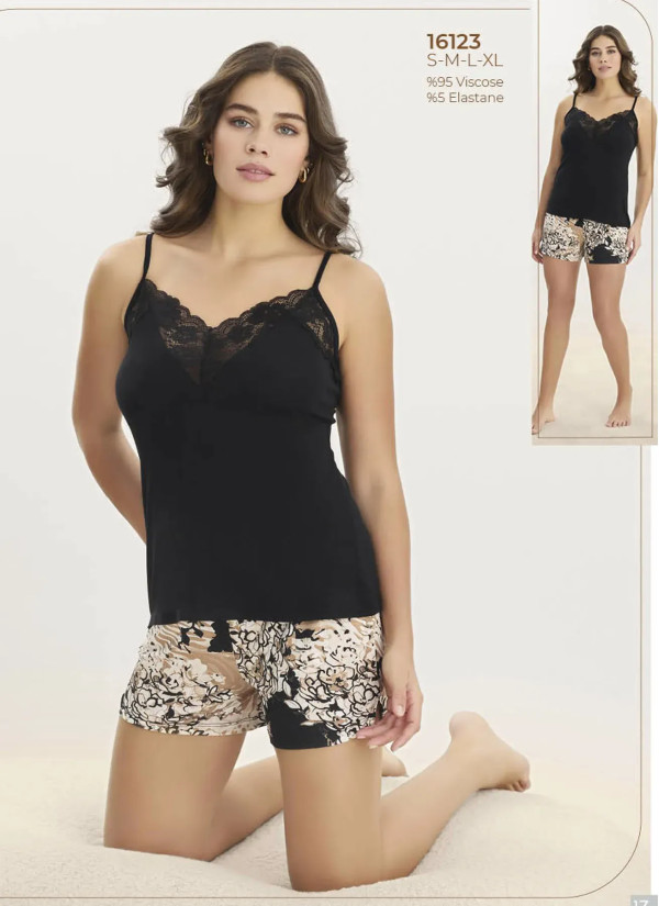 Women's Shorts Set (S+M+L+XL) Sevim 16123 — factory-direct from Turkey