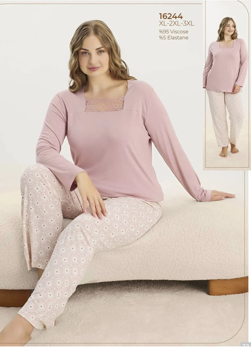 Женский Пижамный Комплект S+M+L+XL Sevim 16244 — купить оптом из Турции