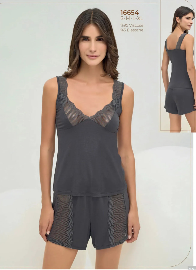 Женский Комплект с Шортами S+M+L+XL Sevim 16654 — купить оптом из Турции