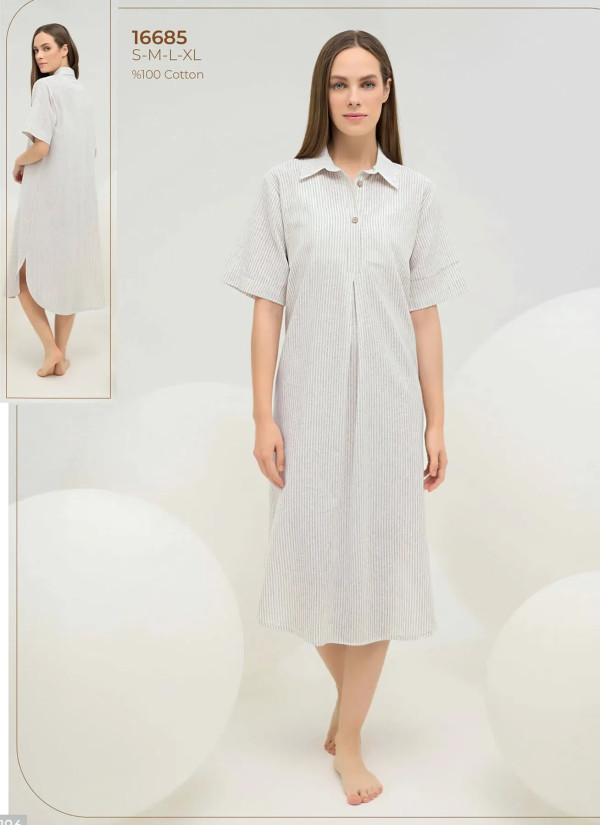 Women's Dress (S+M+L+XL) Sevim 16685 — Turkish textile wholesale