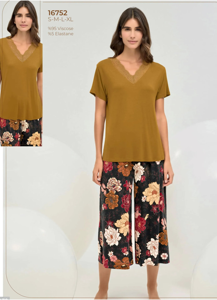 Women's Pajama Set (S+M+L+XL) Sevim 16752 — wholesale from Turkey