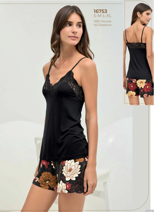 Women's Shorts Set (S+M+L+XL) Sevim 16753 — factory-direct from Turkey