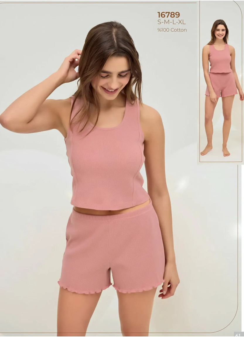 Women's Shorts Set (S+M+L+XL) Sevim 16789 — Turkish textile wholesale