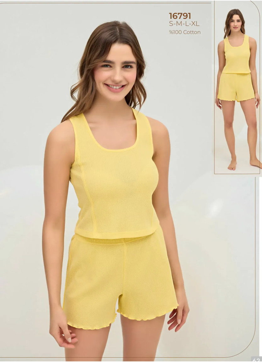 Женский Комплект с Шортами S+M+L+XL Sevim 16791 — купить оптом из Турции